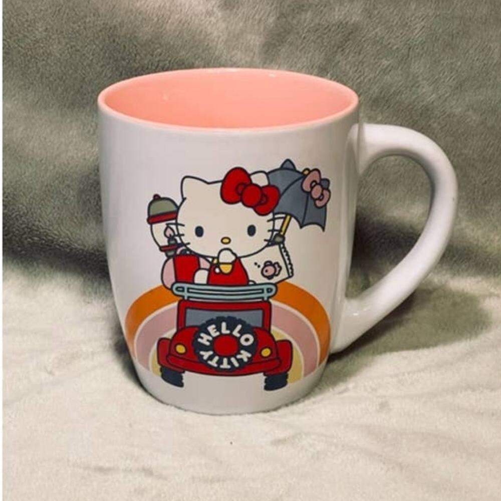 Hello Kitty Rainbows & Travels Ex-Large 25oz Ceramic Mug- NEW